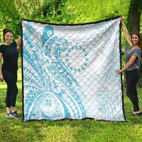 Kia Orana Cook Islands Quilt Moana Plumeria Tropical Waves - Polynesian Pride