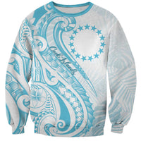 Kia Orana Cook Islands Sweatshirt Moana Plumeria Tropical Waves - Polynesian Pride