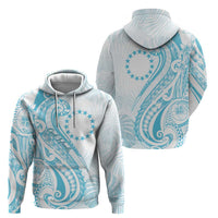 Kia Orana Cook Islands Zip Hoodie Moana Plumeria Tropical Waves - Polynesian Pride
