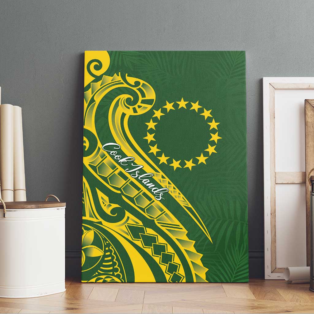 Kia Orana Cook Islands Canvas Wall Art Plumeria Tropical Waves - Polynesian Pride