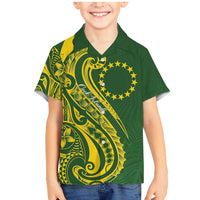 Kia Orana Cook Islands Family Matching Mermaid Dress and Hawaiian Shirt Plumeria Tropical Waves - Polynesian Pride