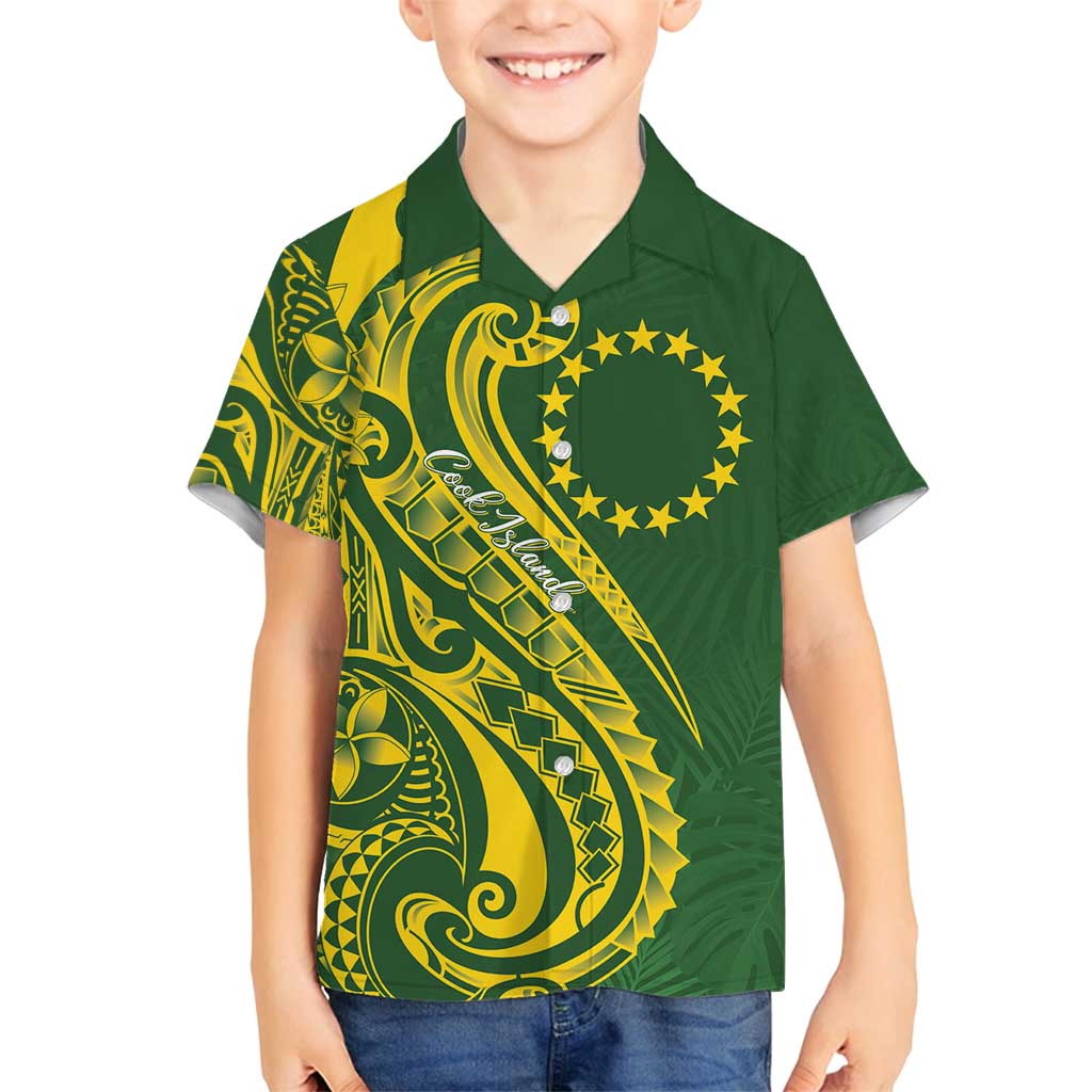 Kia Orana Cook Islands Family Matching Puletasi and Hawaiian Shirt Plumeria Tropical Waves - Polynesian Pride