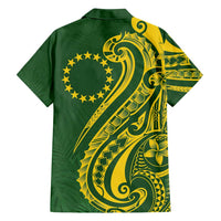 Kia Orana Cook Islands Family Matching Tank Maxi Dress and Hawaiian Shirt Plumeria Tropical Waves - Polynesian Pride