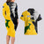 Australia Rugby Mix New Zealands Rugby Couples Matching Long Sleeve Bodycon Dress and Hawaiian Shirt Wallabies Versus Silver Fern Sporty Basic LT7 - Polynesian Pride