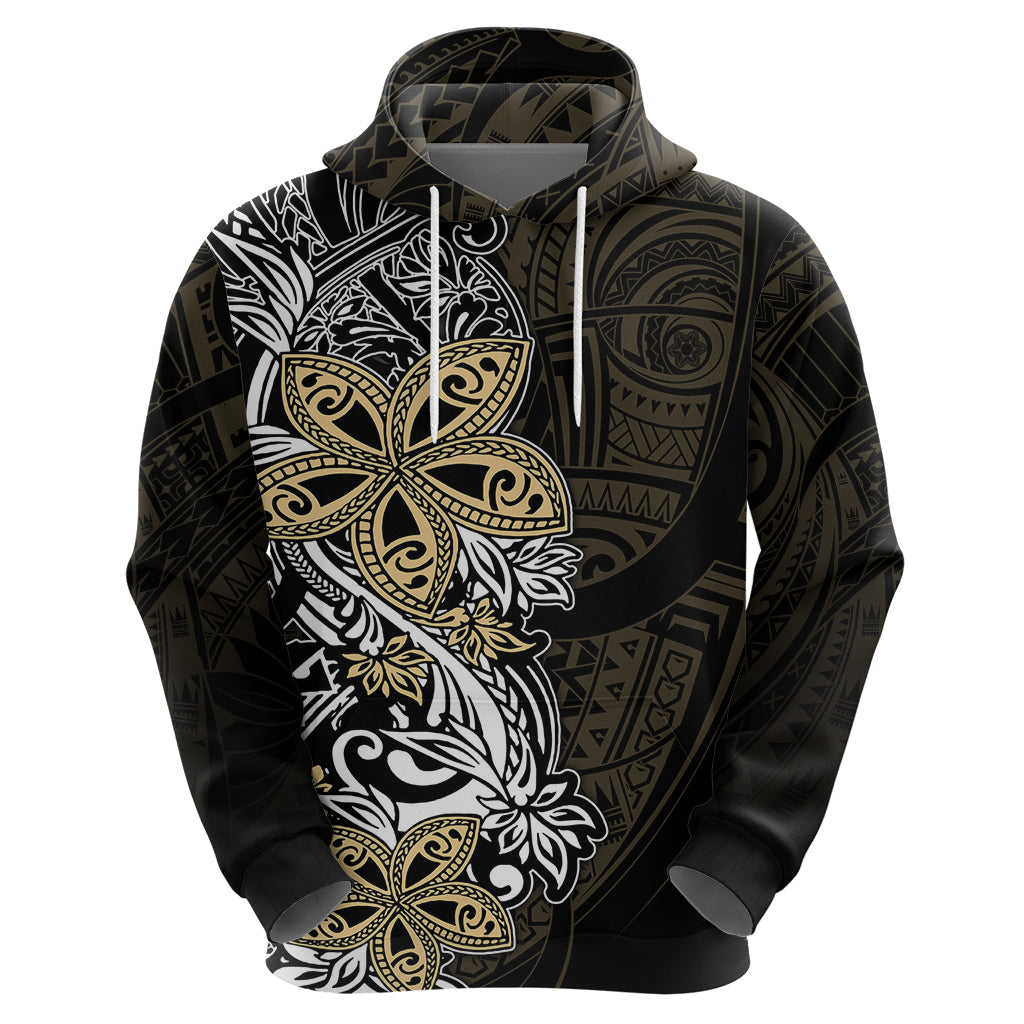 Polynesian Pride Hoodie Tiare With Plumeria Mix Style LT7 - Polynesian Pride