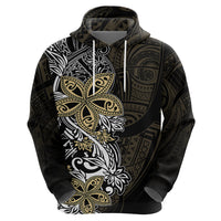 Polynesian Pride Hoodie Tiare With Plumeria Mix Style LT7 - Polynesian Pride