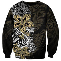 Polynesian Pride Sweatshirt Tiare With Plumeria Mix Style LT7 Unisex Cream - Polynesian Pride