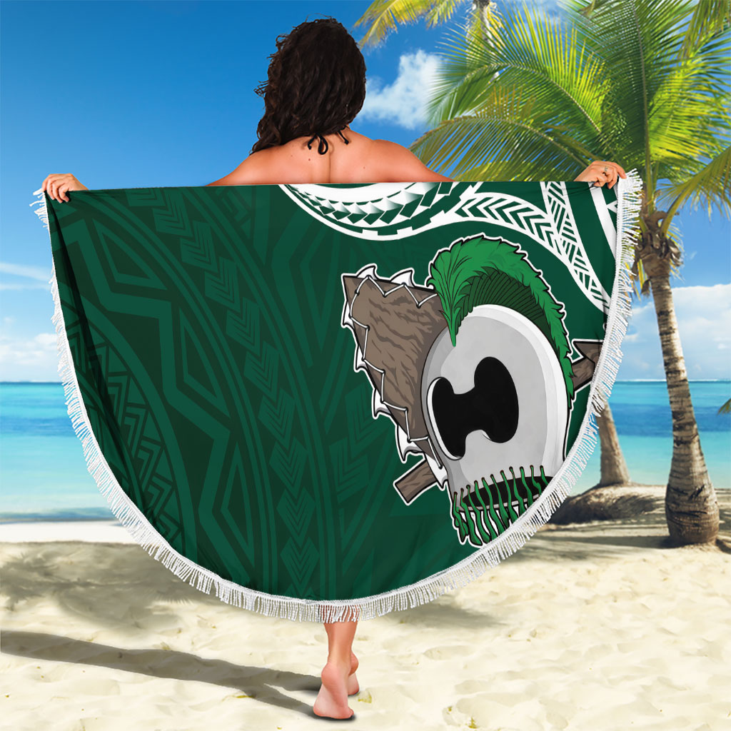 Hawaii Rainbow Warriors Alumni Beach Blanket Ti Maile Lei - Glory For The Warriors LT7 - Polynesian Pride