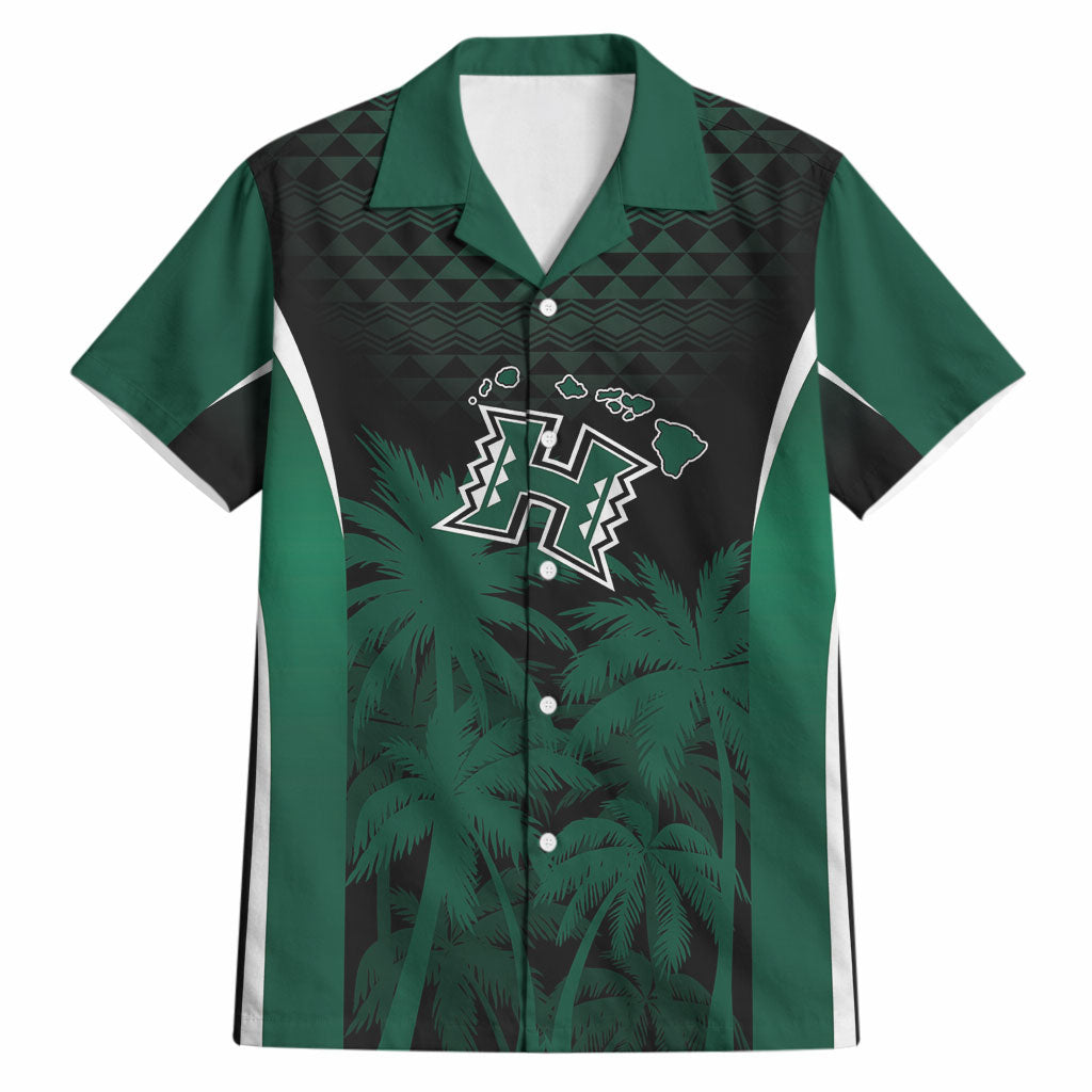 Hawaii Rainbow Warriors La'au Pama Personalized Hawaiian Shirt