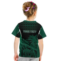 Hawaii Rainbow Warriors La'au Pama Personalized Kid T Shirt LT7 - Polynesian Pride