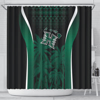 Hawaii Rainbow Warriors La'au Pama Shower Curtain LT7 - Polynesian Pride