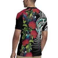 Meri Kirihimete New Zealand Rugby Jersey Tui on Pohutukawa LT7 - Polynesian Pride