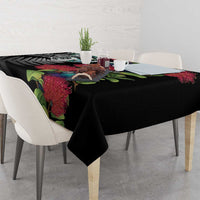 Meri Kirihimete New Zealand Tablecloth Tui on Pohutukawa LT7 - Polynesian Pride
