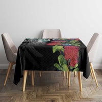 Meri Kirihimete New Zealand Tablecloth Tui on Pohutukawa LT7 - Polynesian Pride