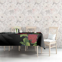 Meri Kirihimete New Zealand Tablecloth Tui on Pohutukawa LT7 - Polynesian Pride