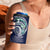 Meri Kirihimete New Zealand 4 in 1 Can Cooler Tumbler Tui on Pohutukawa - Blue Ver