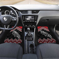 New Zealand Christmas Taniko Poutama Car Mats Mountainscape Maori Fern - Polynesian Pride