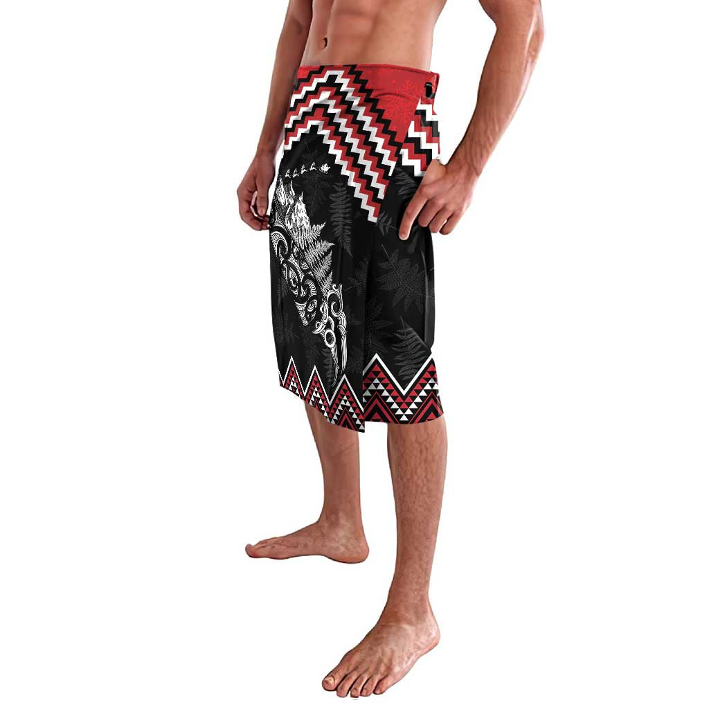 New Zealand Christmas Taniko Poutama Lavalava Mountainscape Maori Fern - Polynesian Pride