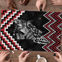 New Zealand Christmas Taniko Poutama Puzzle Mountainscape Maori Fern - Polynesian Pride