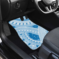 Bula Fiji Classic Masi Tapa Car Mats Turquoise - Polynesian Pride