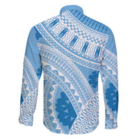 Bula Fiji Classic Masi Tapa Family Matching Off Shoulder Maxi Dress and Hawaiian Shirt Turquoise - Polynesian Pride