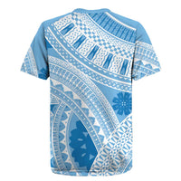 Bula Fiji Classic Masi Tapa Rugby Jersey Turquoise - Polynesian Pride