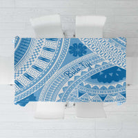 Bula Fiji Classic Masi Tapa Tablecloth Turquoise - Polynesian Pride