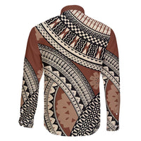 Bula Fiji Classic Masi Tapa Family Matching Puletasi and Hawaiian Shirt Vintage Brown - Polynesian Pride