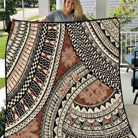 Bula Fiji Classic Masi Tapa Quilt Vintage Brown - Polynesian Pride