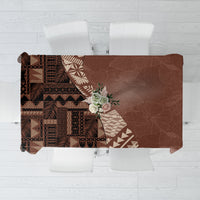 Bula Fiji Tablecloth Tribal Masi Tapa - Brown LT7 Brown - Polynesian Pride