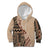 Bula Fiji Kid Hoodie Tribal Masi Tapa - Beige LT7 Beige - Polynesian Pride