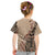 Bula Fiji Kid T Shirt Tribal Masi Tapa - Beige LT7 - Polynesian Pride