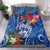 Guam Christmas Bedding Set Turtle Mix Tapa Felis Pasgua LT7 - Polynesian Pride