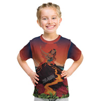 Hawaii Kilauea Volcano Kid T Shirt Pele Goddess LT7 Colorful - Polynesian Pride