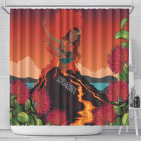 Hawaii Kilauea Volcano Shower Curtain Pele Goddess