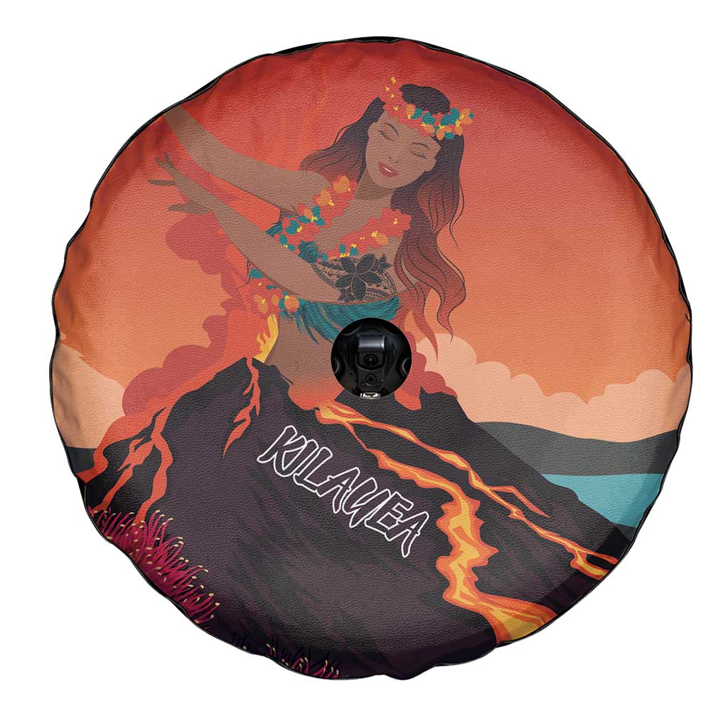 Hawaii Kilauea Volcano Spare Tire Cover Pele Goddess