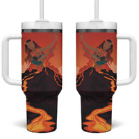Hawaii Kilauea Volcano Tumbler With Handle Pele Goddess