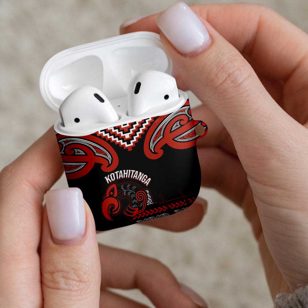 Maori Waitangi AirPods Case Kotahitanga Poutama Mix Whakairo - Polynesian Pride