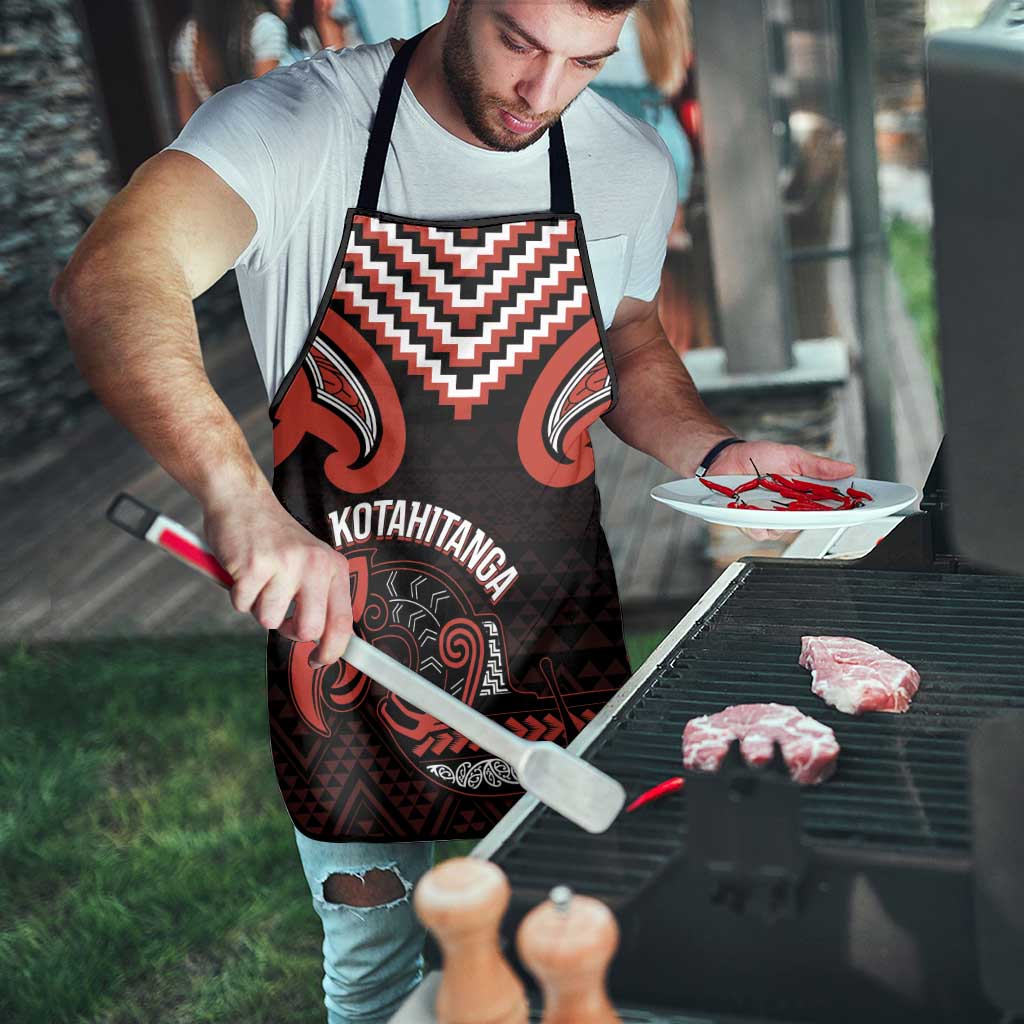 Maori Waitangi Apron Kotahitanga Poutama Mix Whakairo LT7 - Polynesian Pride