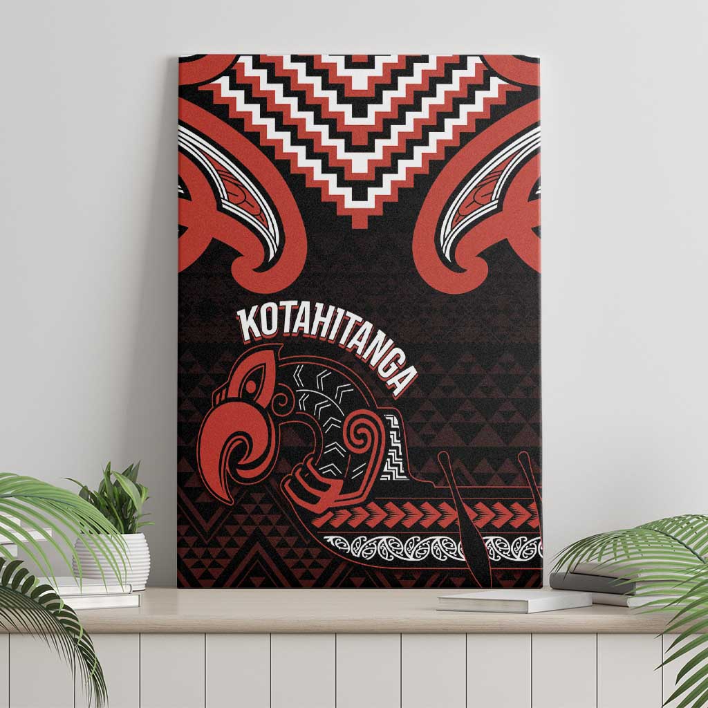 Maori Waitangi Canvas Wall Art Kotahitanga Poutama Mix Whakairo LT7 - Polynesian Pride