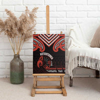 Maori Waitangi Canvas Wall Art Kotahitanga Poutama Mix Whakairo LT7 - Polynesian Pride