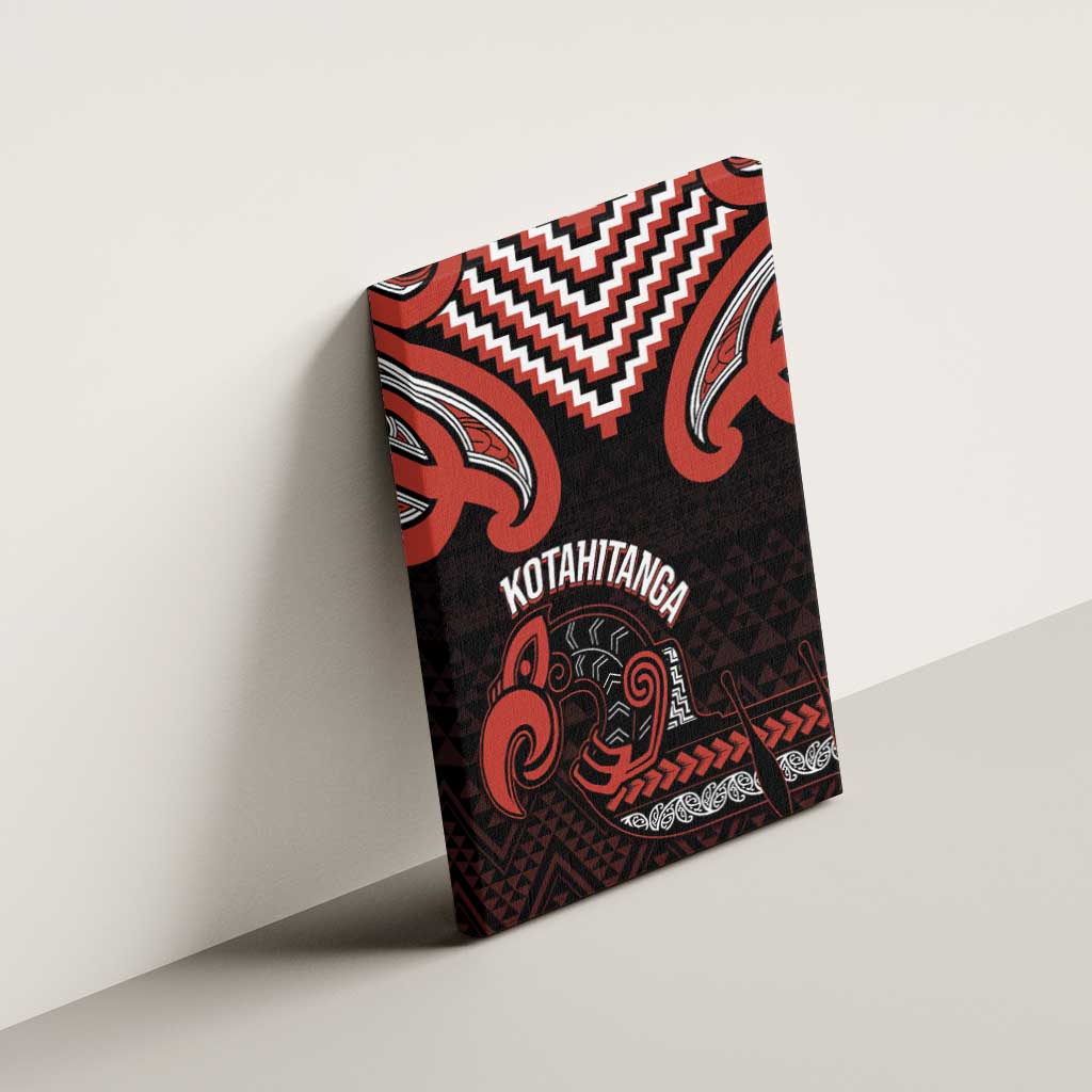 Maori Waitangi Canvas Wall Art Kotahitanga Poutama Mix Whakairo LT7 - Polynesian Pride