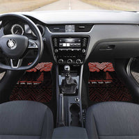 Maori Waitangi Car Mats Kotahitanga Poutama Mix Whakairo - Polynesian Pride