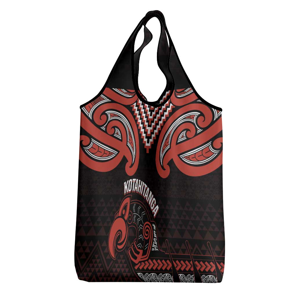 Maori Waitangi Grocery Bag Kotahitanga Poutama Mix Whakairo LT7 - Polynesian Pride