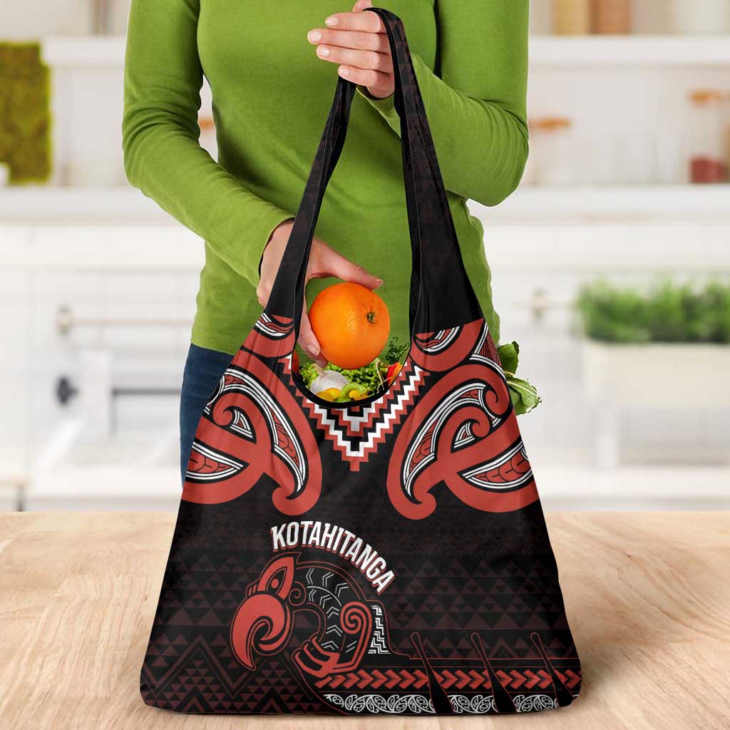 Maori Waitangi Grocery Bag Kotahitanga Poutama Mix Whakairo LT7 - Polynesian Pride