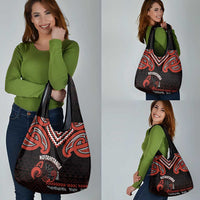 Maori Waitangi Grocery Bag Kotahitanga Poutama Mix Whakairo LT7 - Polynesian Pride