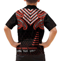 Maori Waitangi Hawaiian Shirt Kotahitanga Poutama Mix Whakairo - Polynesian Pride