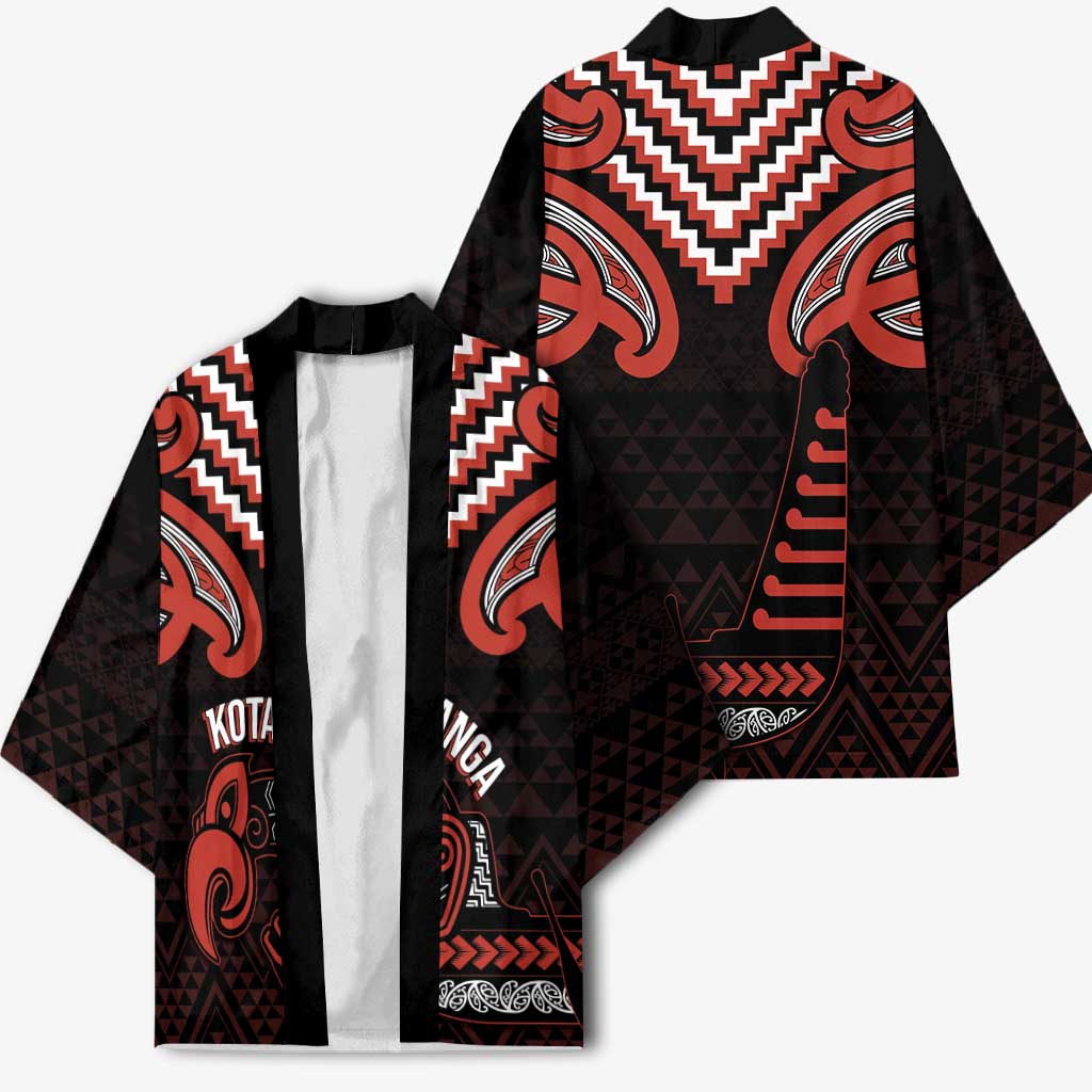 Maori Waitangi Kimono Kotahitanga Poutama Mix Whakairo LT7 - Polynesian Pride