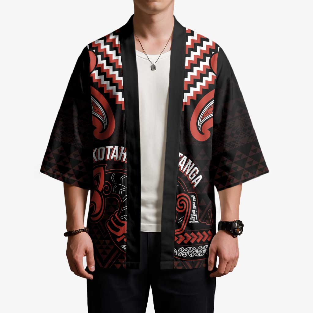 Maori Waitangi Kimono Kotahitanga Poutama Mix Whakairo LT7 - Polynesian Pride