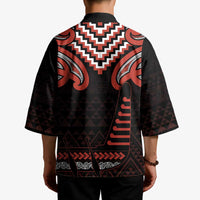 Maori Waitangi Kimono Kotahitanga Poutama Mix Whakairo LT7 - Polynesian Pride